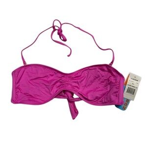 In Mocean size XL cute hot pink swimsuit bikini top NWT in perfect condition!